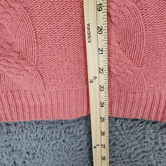 Chico's Sweater Womens Large Orange Cashmere Long Sleeve Turtle Neck Pullover - Picture 5 of 10